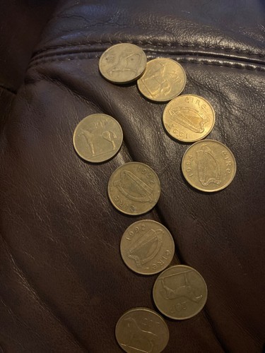 Set 1992 20p irish coins - set,