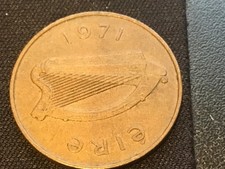 1971 Irish Twenty pence coin