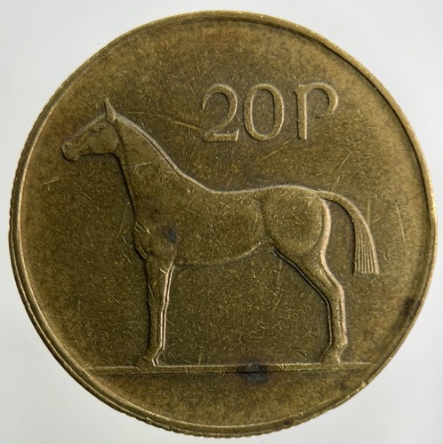 1986 irish 20p twenty - 1986, twenty-pence