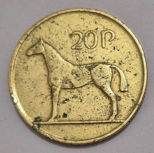 1986 EIRE IRELAND 20 Pence