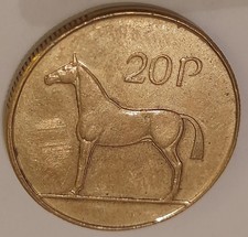 1998 Eire Irish 20 Pence Coin