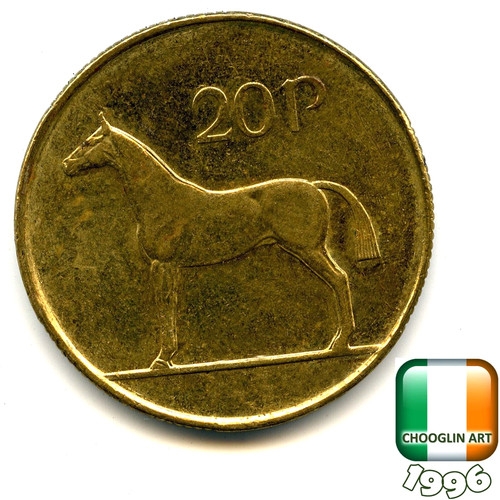 Irish 1996 twenty pence - irish, 20p