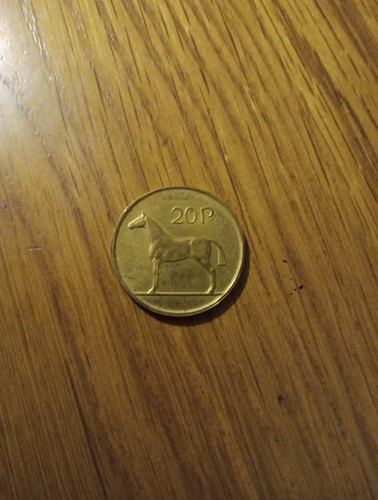 Irish 20p coin 1986 - 20p,