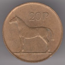 Ireland 20p Pence 1986